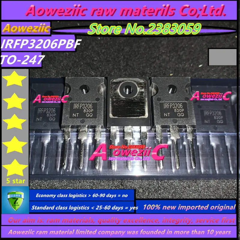 Aoweziic 2018 + 100 ٪ جديد المستوردة الأصلي IRFP3206PBF IRFP3206 TO-247 تأثير الحقل أنبوب أكسيد المعدن نصف الموصل 60 فولت 120A 200A