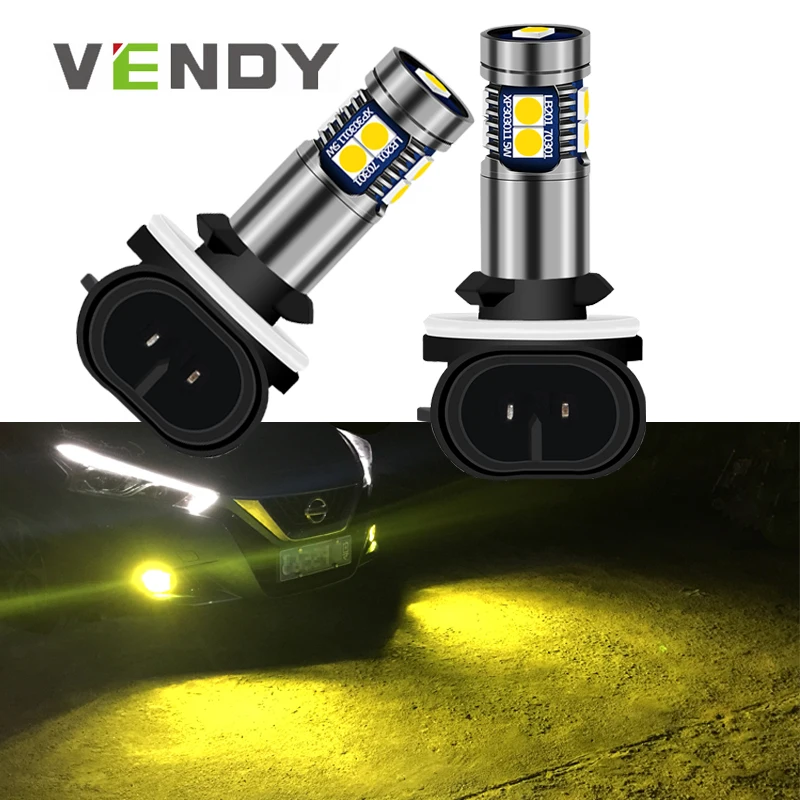 

1pcs Car LED Light 881 H27 H27W Canbus Lamp Bulb For hyundai Accent Elantra Sonata Santa Fe Tucson kia Sportage Sorento Spectra