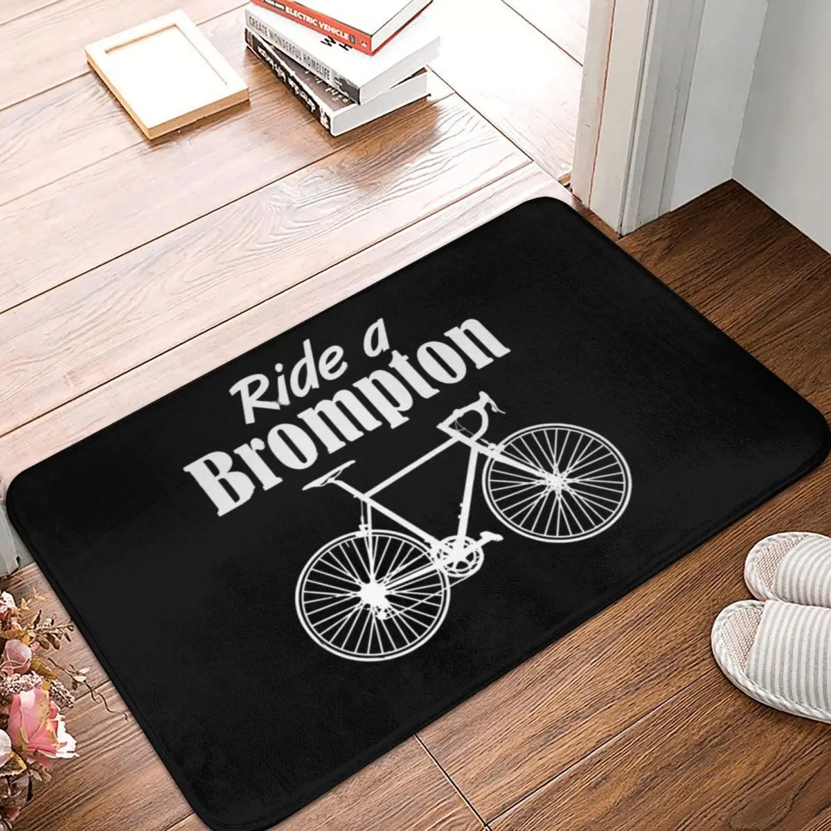 Brompton Vintage Racing Green Doormat Rug carpet Mat Footpad Polyester Non-slip Antiwear Entrance Kitchen Bedroom balcony toilet