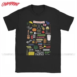 How I Met Your Mother HIMYM TV Show T Shirts Men's Cotton Novelty T-Shirts Crewneck Tee Shirt Short Sleeve Tops Plus Size