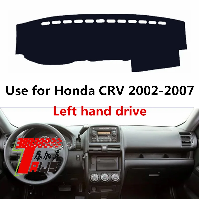 

TAIJS Factory Casual Simple Polyester Fibre Car Dashboard Cover For Honda CRV 2002 2003 2004 2005 2006 2007 Left hand drive