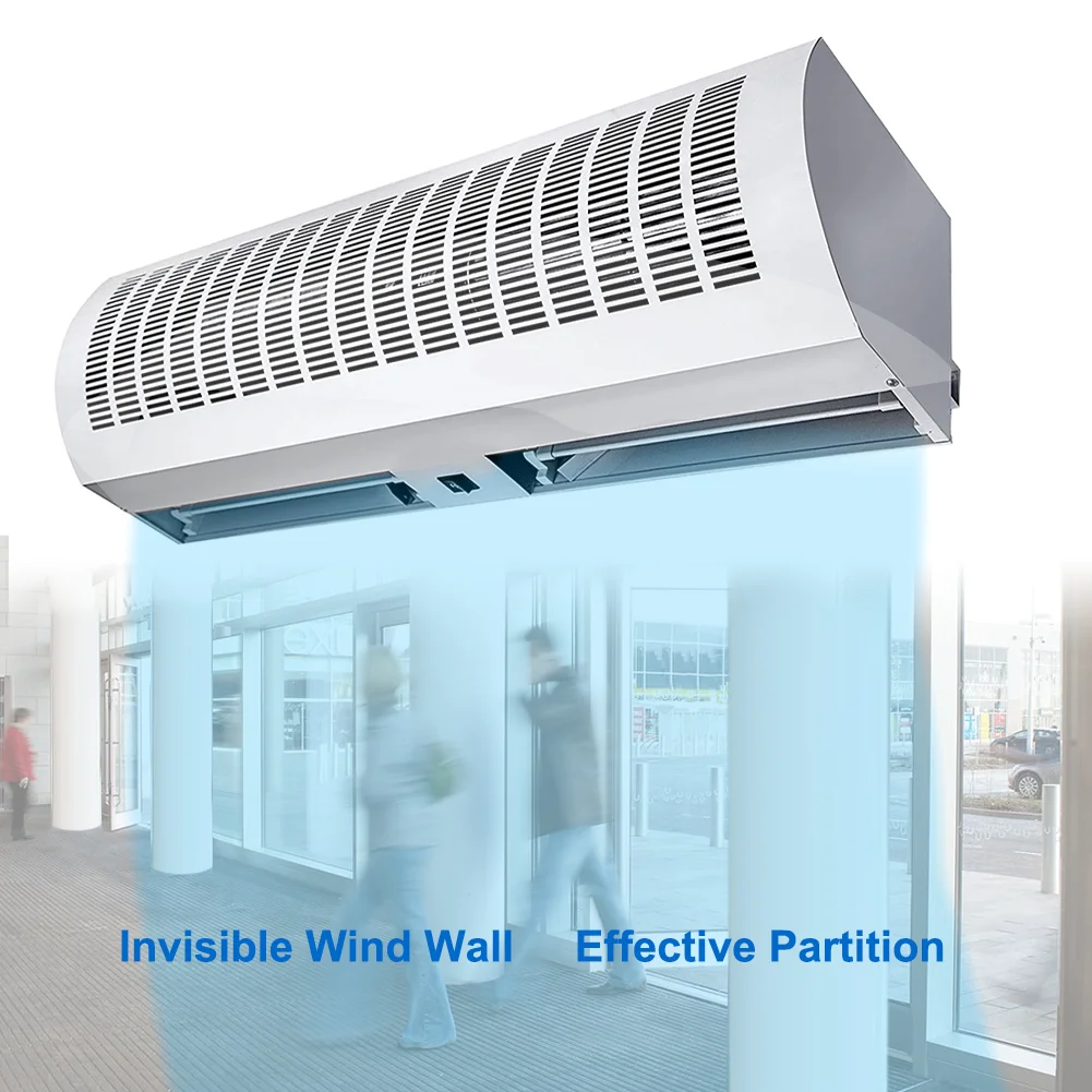 Tenda d'aria commerciale da 36'' a 2 velocità con interruttori per porte Ventilatore alto basso certificato CE UL