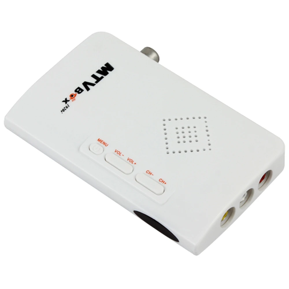 Sintonizador receptor de programa de ordenador Digital, TV BOX con altavoz, compatible con CRT/LCD, Cable de vídeo para Monitor, TV y ordenador, HD externo