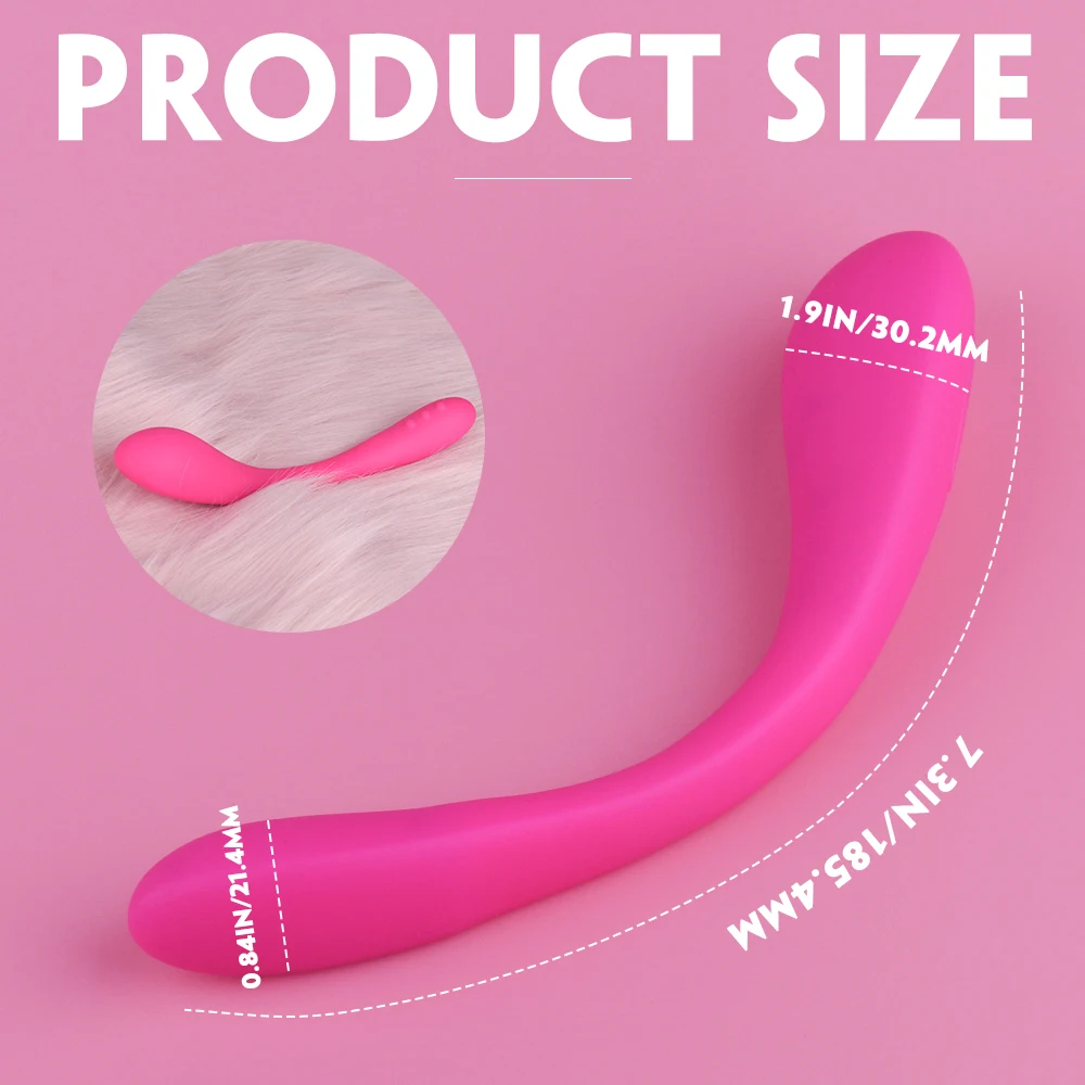 Vibrator for Womens Soft U-Shaped Silicone Dildo Vibrator G Spot Vagina Clitoris Stimulator Double Vibrators Female Masturbator