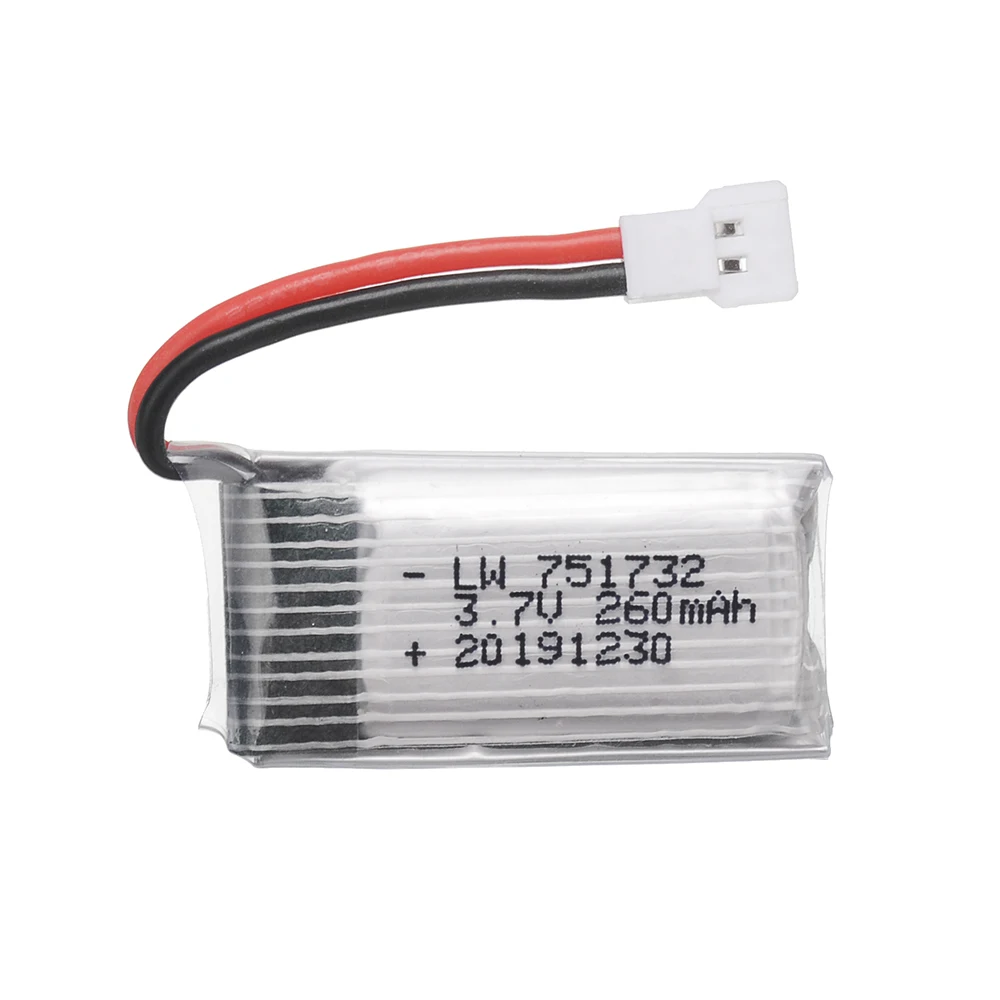 H8 Drone Battery 3.7V 260mAh Lipo Battery for H8 JJRC H8 Mini RC Quadcopter Rc Helicopter Spare Parts Battery 3.7 V 260 mAh