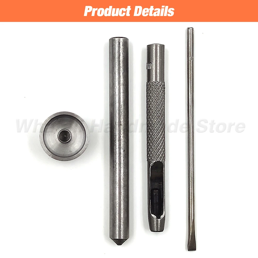 10 set/lotto 17mm Magnete Fibbia Bottoni automatici magnetici Borsa Elementi di fissaggio in pelle Catenacci Borsa Portafoglio Notebook Craft Punch Tool