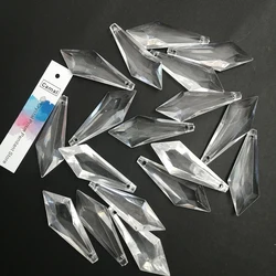 Camal 60pcs 50MM Acrylic Crystal Sword Drop Shaped Pendant Chandelier Curtain Wedding Party Lighting Christmas Hanging Parts DIY