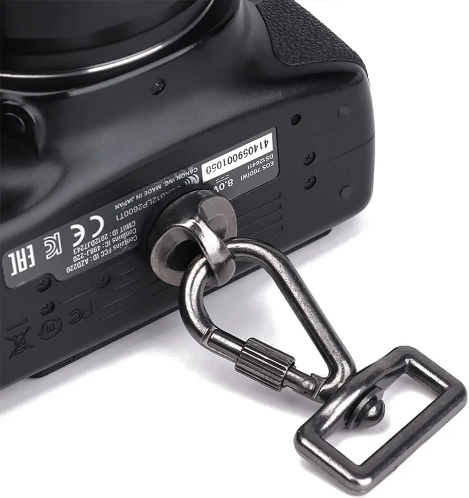 جديد DSLR كاميرا 1/4 "برغي ربط محول لحزام الكتف الرافعة ، حزام الرقبة ، حزام ، حقيبة كاميرا