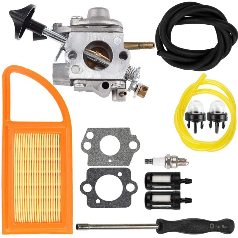 Br 600 filtro de ar do carburador combustível carb repower kit para stihl br500 br550 br600 mochila ventilador folha peças