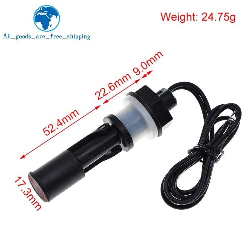 1Pcs Tank Pool Horizontal Water Level Switch Liquid Level Sensor Liquid PP Plastic Ball Float Switch For Arduino