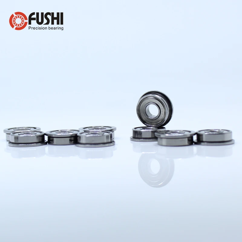 F696ZZ Bearing ABEC-5 (10 Pcs) 6*15*5 Mm Flanged F696Z Bantalan Bola F696 ZZ F619/6ZZ