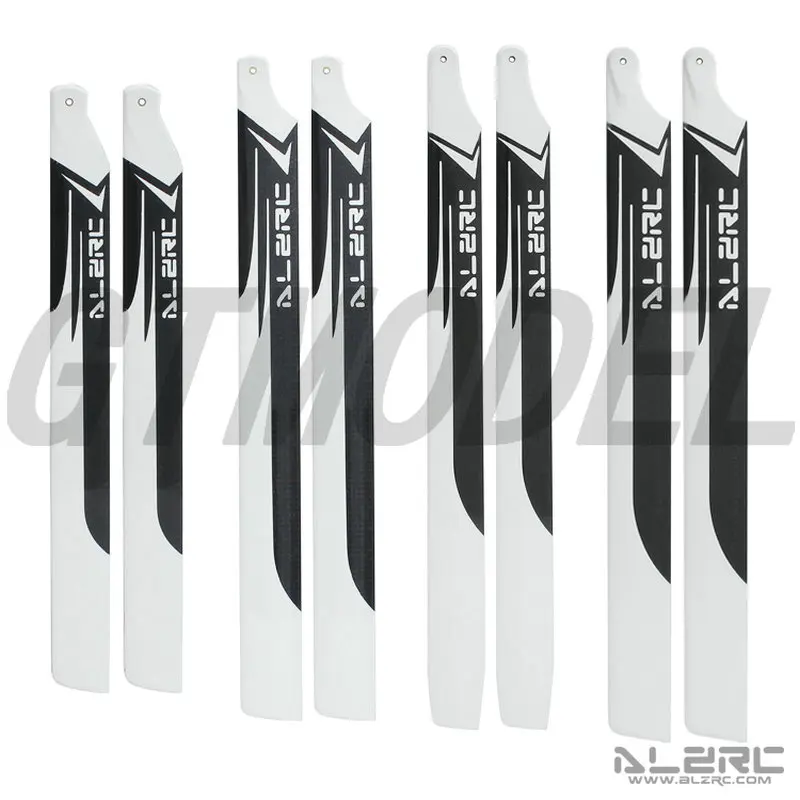 “ALZRC”  Carbon Fibermain rotor Blades 325MM/360MM/370MM/380MM/420MM/505MM For  RC Accseesories For   RC Helicopter