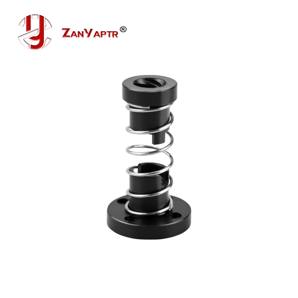 3D Printer T8 POM Anti Backlash Nuts For Lead 2mm / 4mm / 8mm Acme Threaded Rod Eliminate the gap Spring DIY CNC Accessories