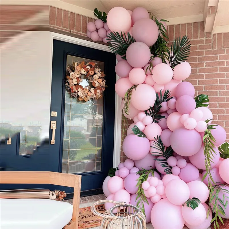 

113Pcs Pink Purple Balloons Arch Garland Kit Wedding Latex Balloons Birthday Baby Shower Party Decoration Supplies