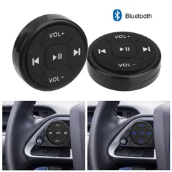 Przełącznik na kierownicę samochodu Bluetooth pilot do radia Audio przyciski odtwarzacza MP3 uniwersalne bezprzewodowe akcesoria samochodowe