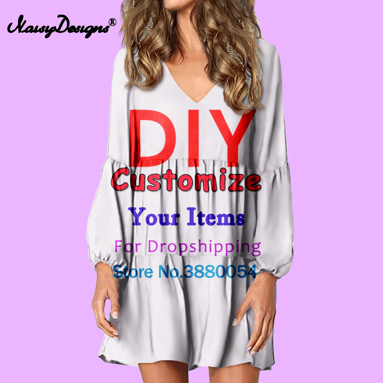 

Noisydesigns 3D Custom Skirt Spring Autumn Long Sleeve T Shirt For Women Ladies Good Quality Tops Dropshipping Wholesale 2021