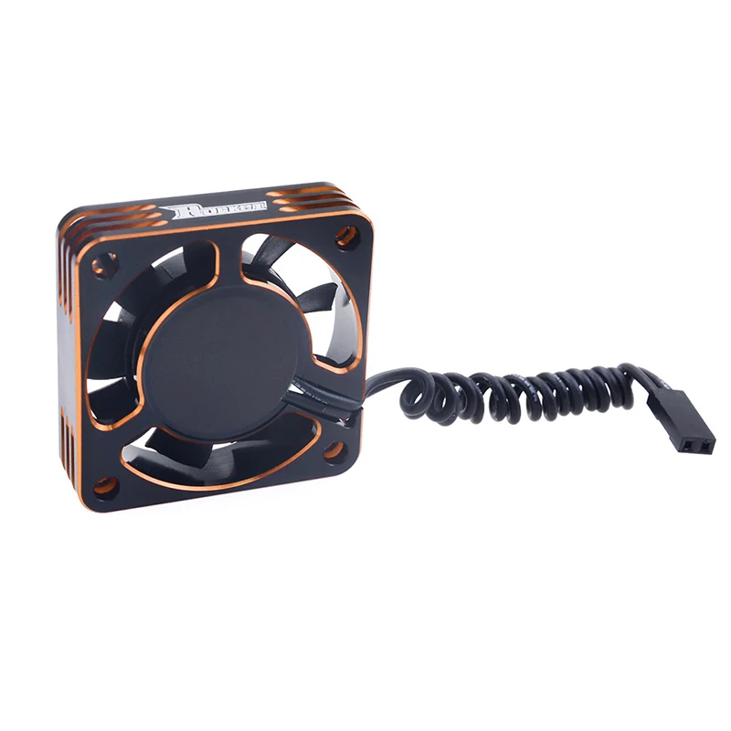 Rocket Metal 8.5V 16000RPM High Rotation Speed Cooling Fan for 4068 Brushless Motor ESC 1/10 1/8 RC Car Accessories Parts