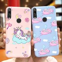 Cartooon Unicorn Silicone Cover For Huawei P8 Lite 2017 P9 P10 P20 Lite P30 Pro P40 Lite E Psmart 2019 2021 Soft TPU Case