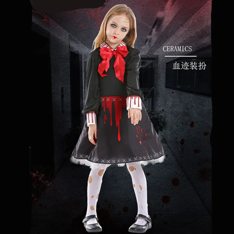 bloody-enfants-enfants-zombie-walking-dead-cosplay-filles-halloween-maudit-poupee-costume-pourim-carnaval-defile-jeu-de-role-robe-de-soiree