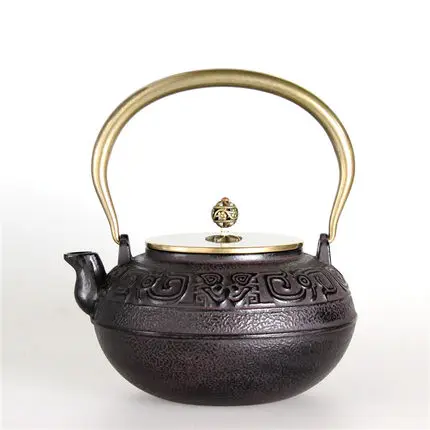 

1400ML 1.4L CAST IRON TEAPOT HIGH-GRADE IRON KETTLE KUNG FU PU'ER TEA IRON POT OXIDIZED UNCOATED PIG IRON TEA POT FREE SHIPPING