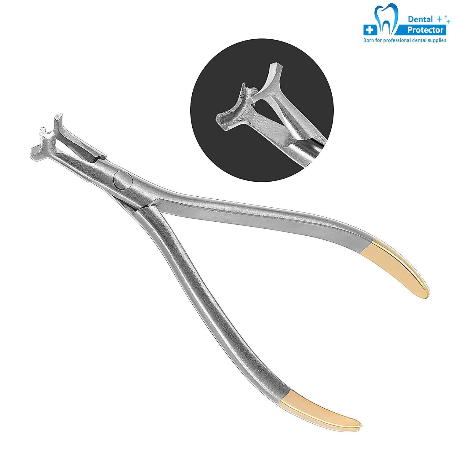 Dental Distal End Bending Plier, Orthodontic NiTi Bender Forceps Hammerhead Dental Tools Instrument