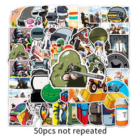 10/30/50PCS Game pubg Graffiti Sticker iPad Suitcase Skateboard Helmet Luggage Laptop Classic Toy Waterproof Sticker Wholesale