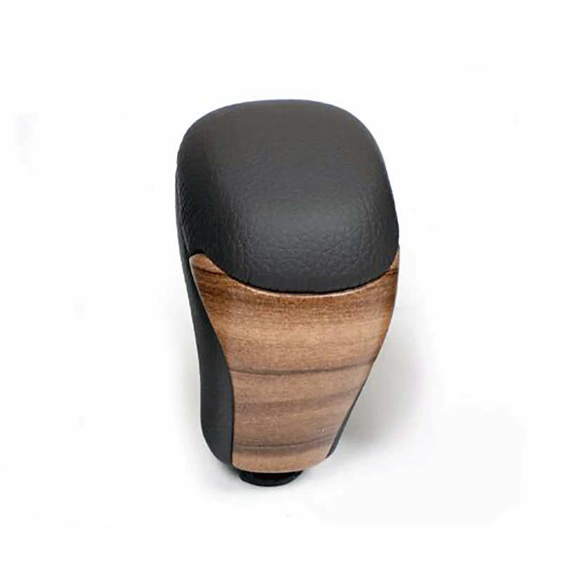 For Toyota Land Cruiser Prado 150 2018 2019 2020 Automatic Gear Shift Knob Head Ball DSG Leather Wooden Gear Shift Knob replace