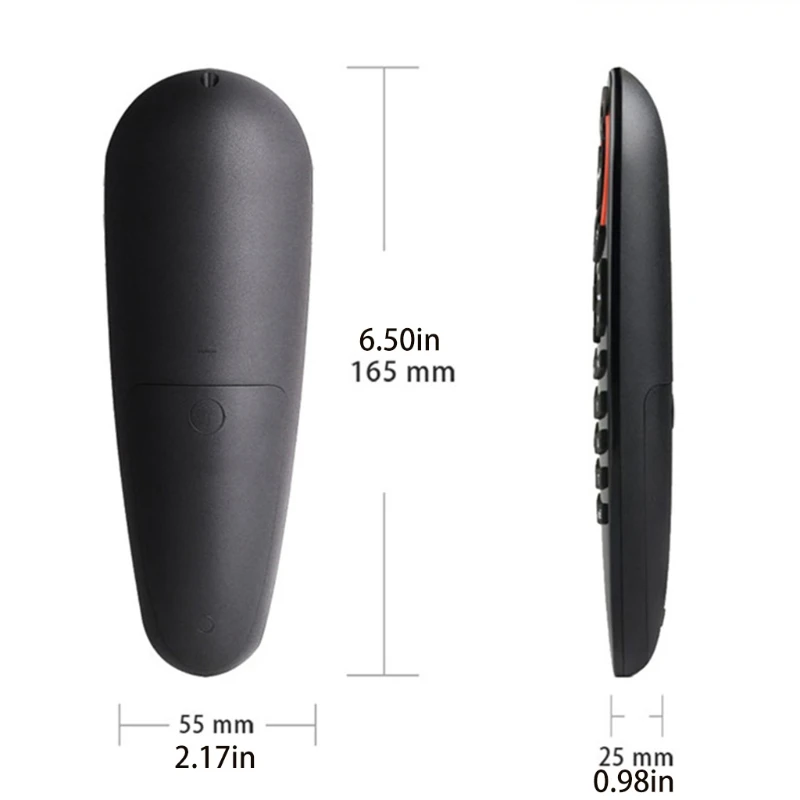 Wireless Voice Control Sensing Air Remote Mouse for X96q、G30、PC、Pk、G10s、G50s Set-top Box,33 Key Voice Wireless Device