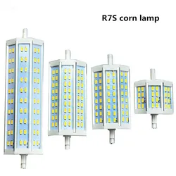 Dimmable led R7S light 78mm 118mm 135mm 189mm R7S lamp No fan J118 R7S replace 300W hologen lamp AC220V