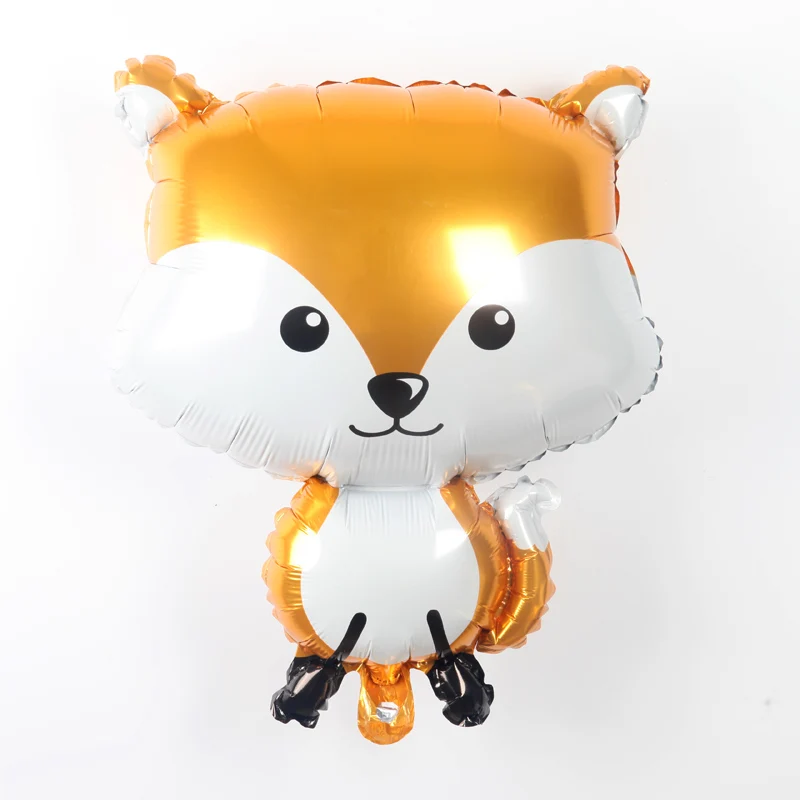 Cartoon Animal panda Balloons Hedgehog fox Squirrel Raccoon birthday party home decoration inflatable toys Baby Shower
