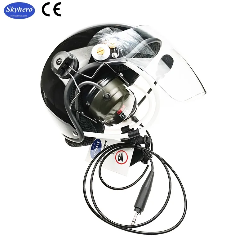 Paramotor Helmet with 6.3 Jack for Intercom, Powered Paragliding Helmets, PPG Helmets, Factory Directly Sale