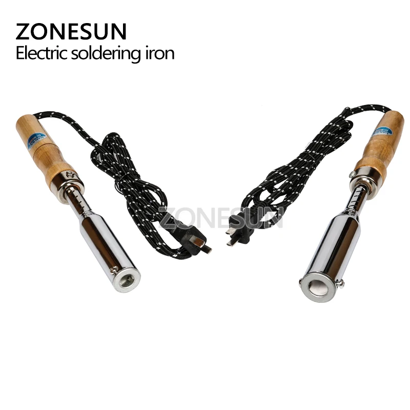 ZONESUN embossing machine Hot Stamping machine Leather Custom Logo Printing Soldering Iron For Wood Food Cookie Cake Branding
