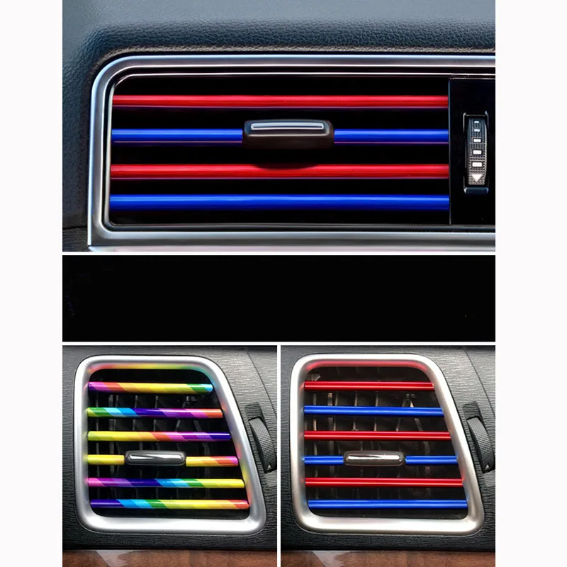 Car-styling 2021 New U Shaped DIY Air Vent Grille Decoration for LADA Priora Limousine sport Kalina Granta Vesta X-Ray XRay AUTO