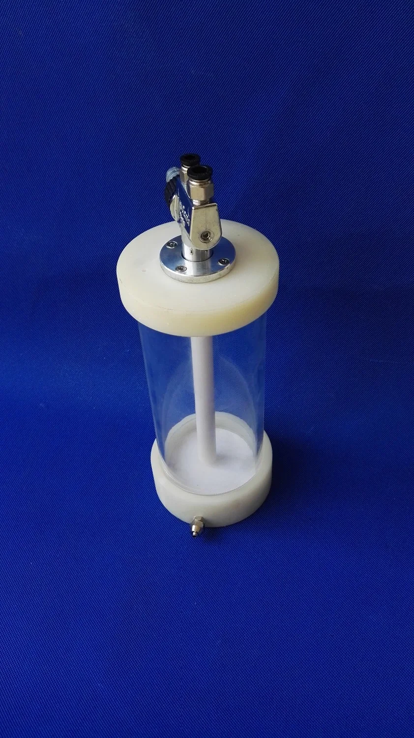 

High quality Electrostatic Powder Coating Hopper Experiment Mini Small Paint Powder Barrel with injector And fluidized bed