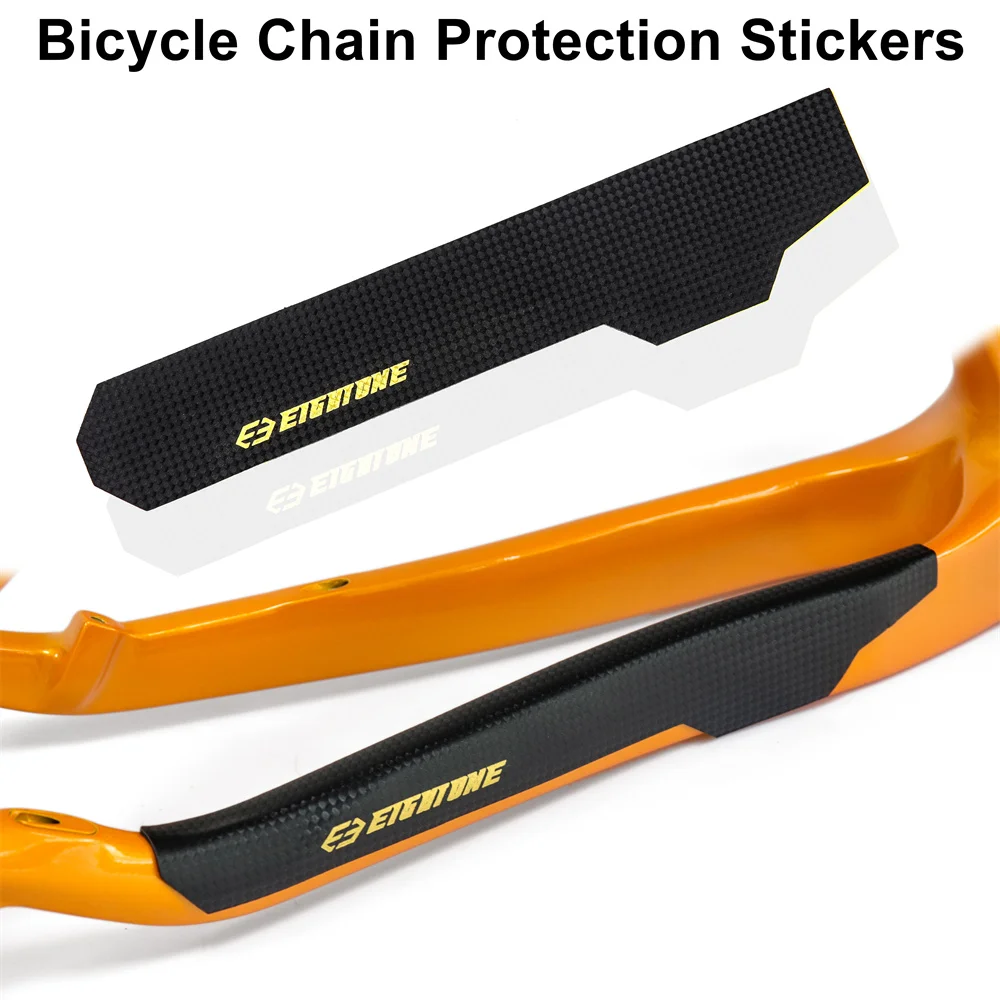 Autocollants de Protection de chaîne de vélo, protecteur de cadre de vtt, résistant aux rayures, couverture de Protection de chaîne de vélo de route