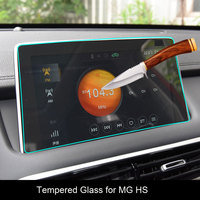 Car Screen Protector for MG HS Interior 2018 2019 Car GPS Navigation Tempered Glass Screen Protective Film Sticker Auto Access