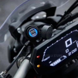 Enchufe doble USB para motocicleta, accesorios con línea sin pérdidas, BMW R1200GS, R1250GS, F700GS, F750GS, F800GS, F850GS, ADV, nuevo