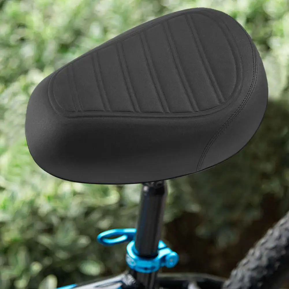 Bike Saddle Four-Corner Spring Thickened Soft Bike Seat Comfortable Bicycle Seat Cushion With Sponge Outdoor Cycling Accessories