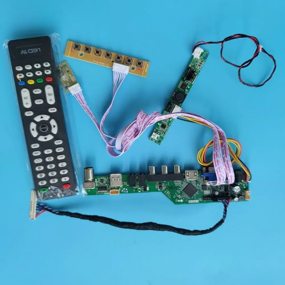 Work for LTM185AT04 LTM185AT05 1366X768 30Pin LVDS Analog Signal LED LCD DIY HDMI-compatible VGA USB AV Display controller board