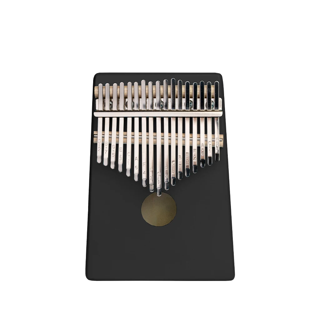 Kalimba Acoustic Body 17 Keys Solid Wood Kalimba Box Africa Thumb Pinao Kalimba Beginner K07-Black