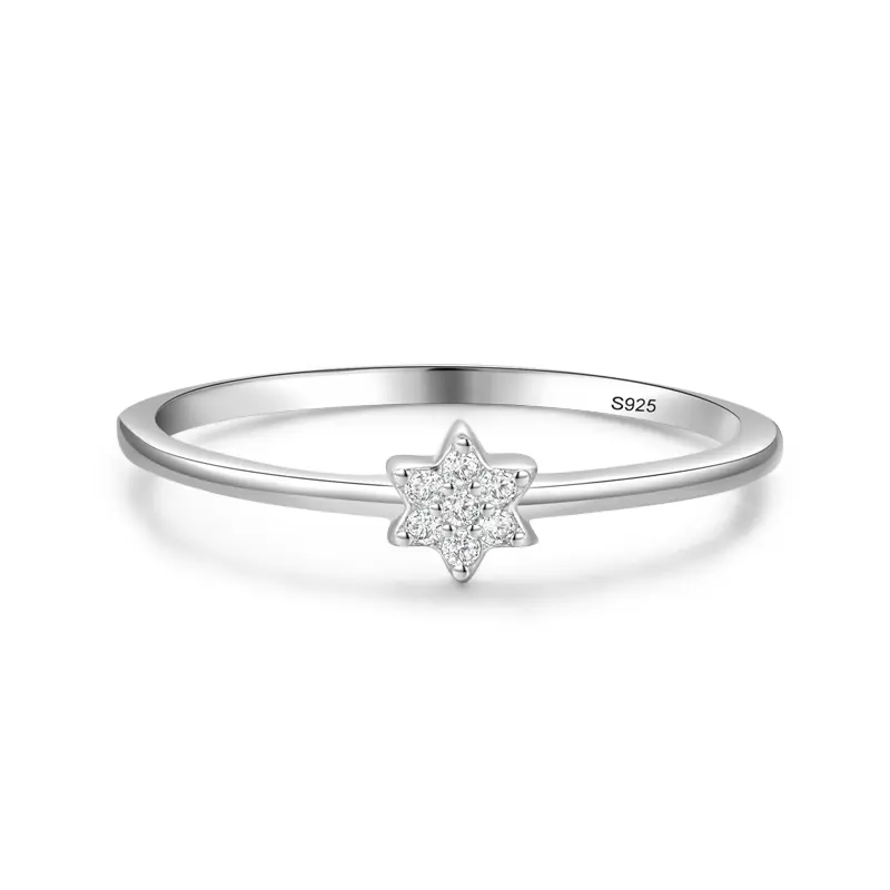 Ailmay 925 Sterling Silver Minimalist Fashion Stackable CZ Rings For Women Minimalist Fine Jewelry 2021 New Style - Image 10