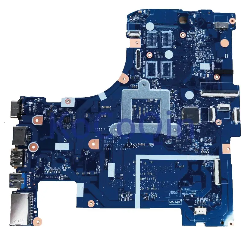 NM-A491 Laptop motherboard For Lenovo Ideapad 300-17ISK Mainboard BMWD1 NM-A491 I7 CPU DDR3 TEST