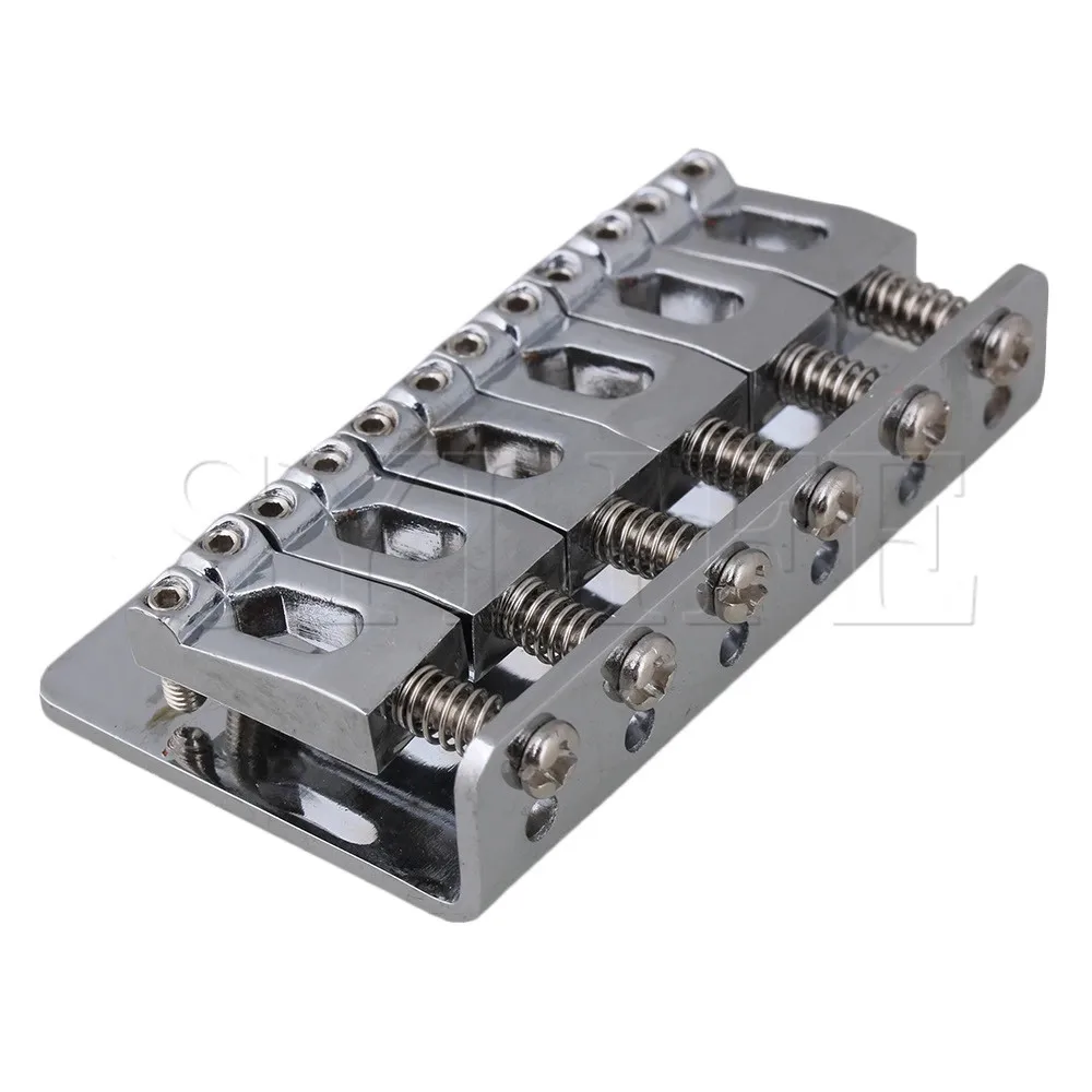 Chrome 65MM FIXED HardTail ELECTRIC GUITAR BRIDGE TAILPIECE