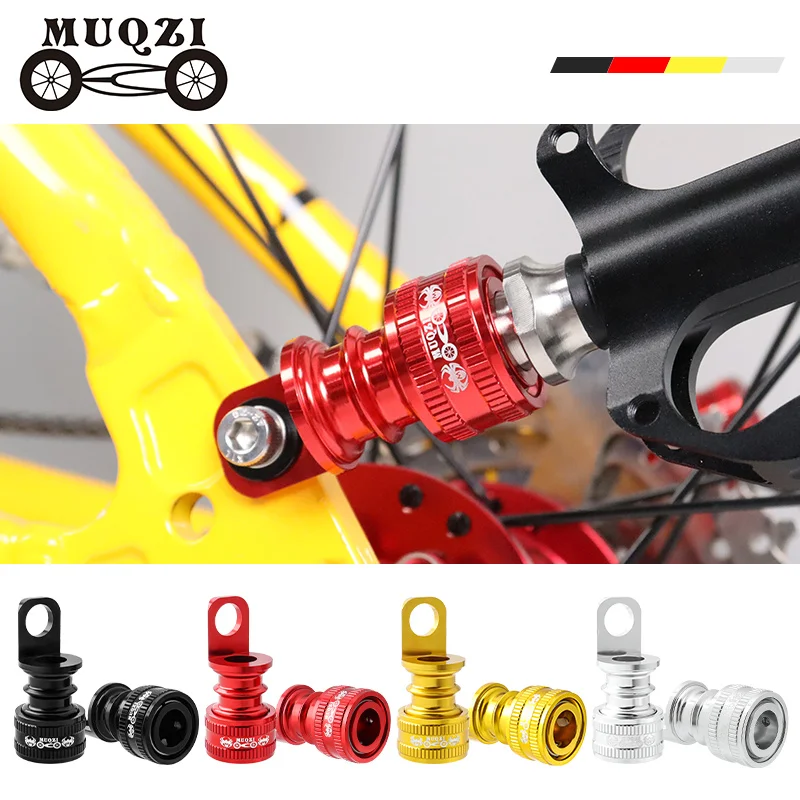 

MUQZI Quick Release Pedal Adapter Folding Bike Ultra-Light Pedals Buckle Bicycle Pedal Portable Mounting Holder for Brompton