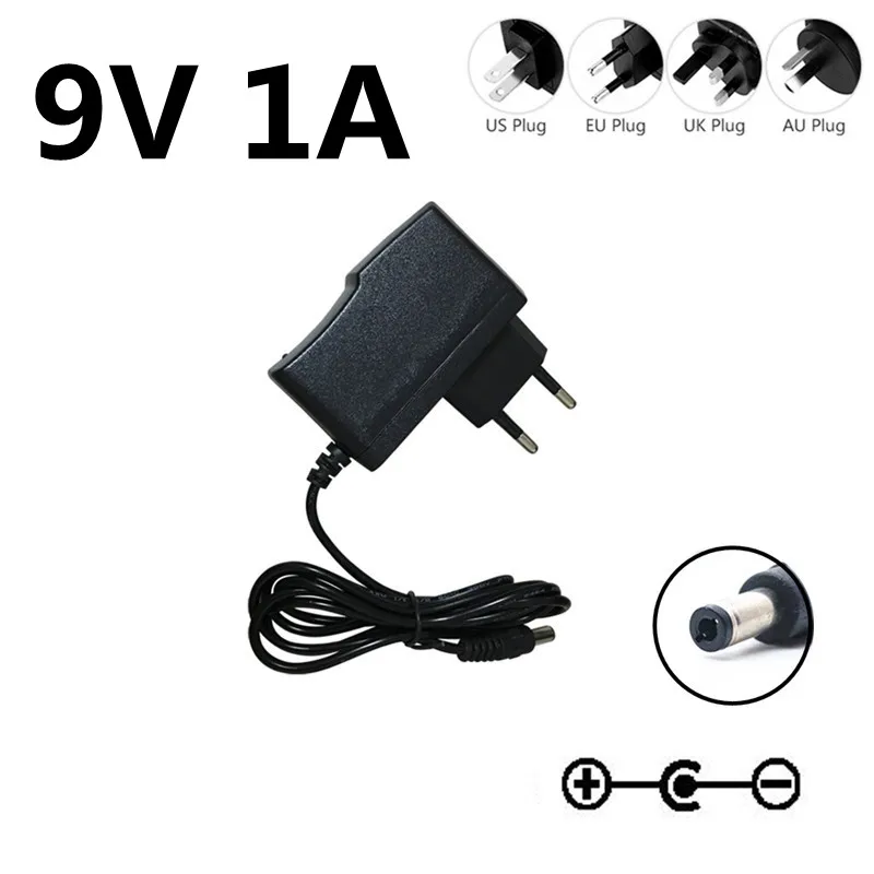 9V 850mA 1000MA 7.7W AC Adapter zasilania ładowarka ścienna dla CASIO CA-110 CA110 zasilacz