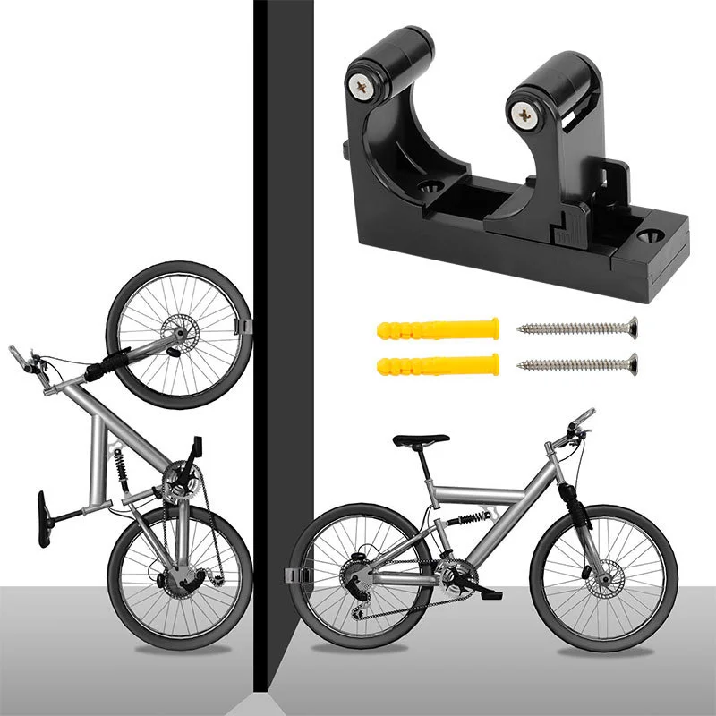 Hebilla ajustable para bicicleta, soporte de pared para bicicleta de montaña y carretera, almacenamiento portátil para interiores, soporte de reparación de pared, estante de estacionamiento para bicicleta
