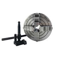 SANOU four jaw lathe chuck K72-100 manual type independent chuck lathe 100mm 4'' inch