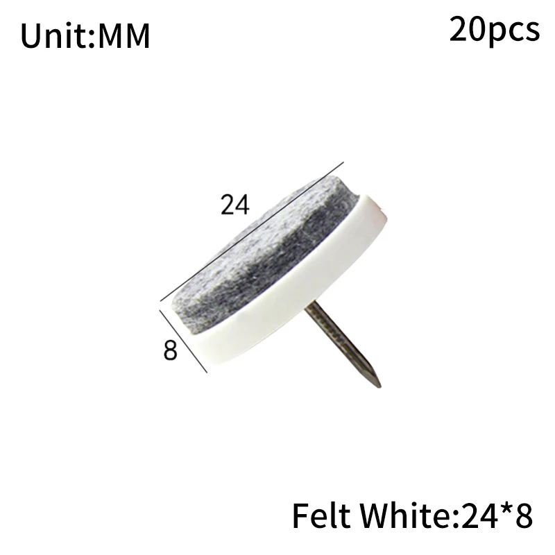 Meubles en feutre, Tables, chaises, clous