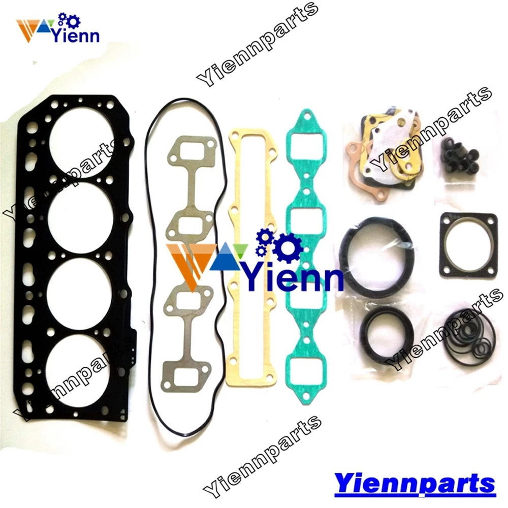 4D88 4D88-3A 4D88-6 Overhaul Full Gasket Kit With Piston Ring For Komatsu Diesel Engine Spare Parts Excavator CX55B Z76RP Z84