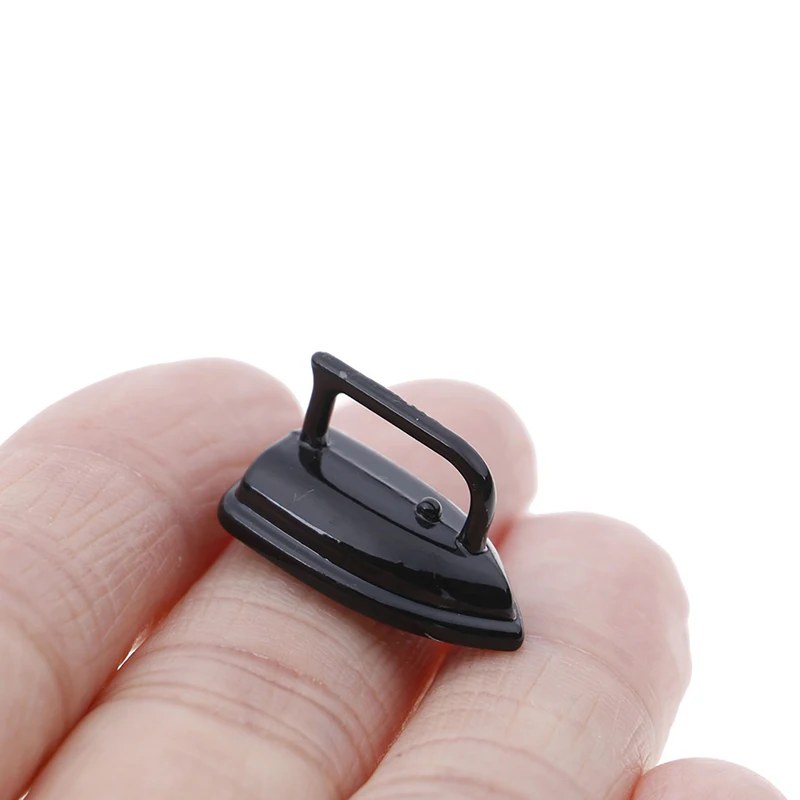 1:12 Scale Cute Mini Dollhouse Miniature Adornment An Iron Clothes Tool Furniture Toys